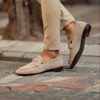 Sleek Slip-On Horsebit Loafers Suede for Women 1