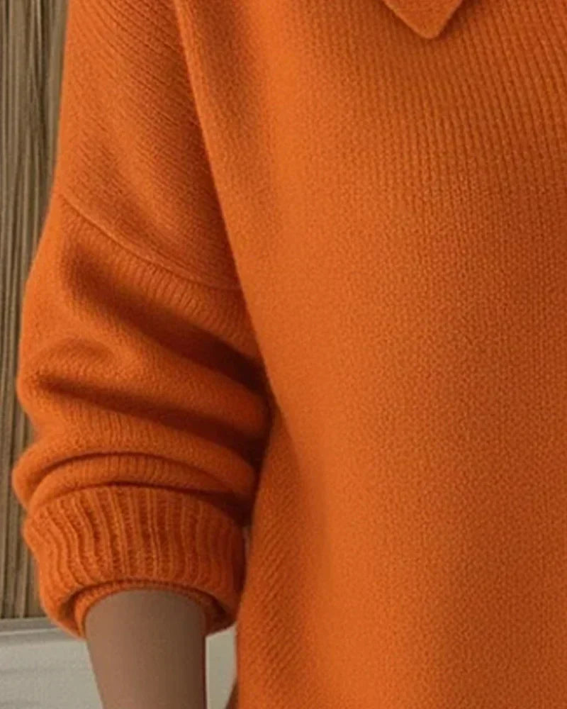 Blue cropped knit cardigan sweater with button placket and ribbed hem 5